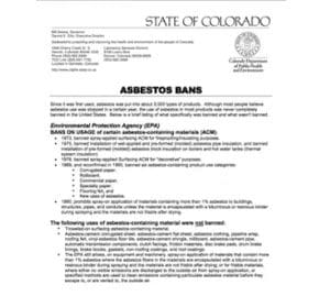 A document with instructions for applying to the state of colorado.